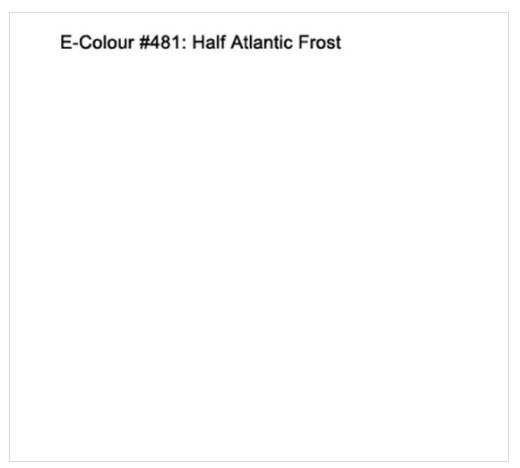Фільтр Rosco EdgeMark E-481-1/2 Atlantic Frost-1.22x7.62 (64814)