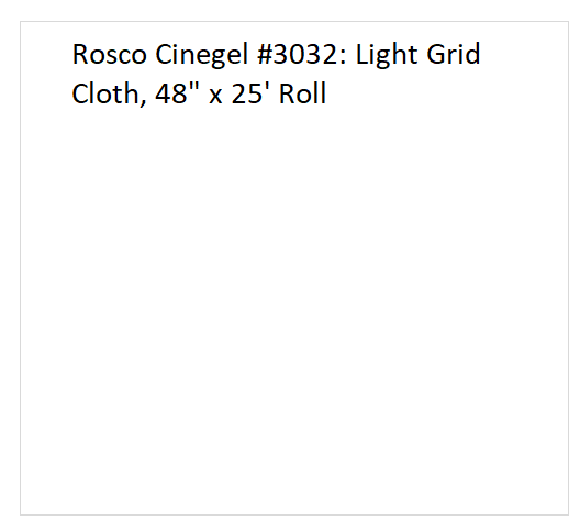 Фільтр Rosco Light Grid Cloth (3032)