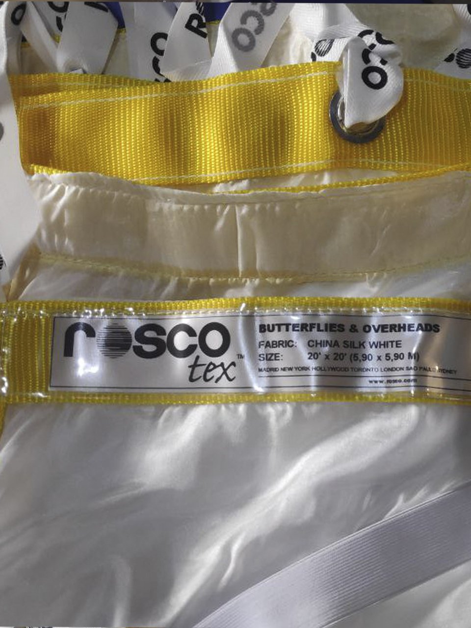 Рассеиватель Rosco WHITE ARTIFICIAL CHINA SILK 5,9X5,9M (20'X20')