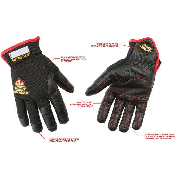 Рукавички жаростійкі Setwear Hothand Gloves (X-Large, Black)