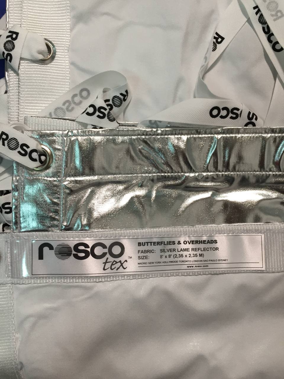 Отражатель Rosco BUTTERFLY SILVER LAME REFLECTOR 2,35X2,35 M(8'X8')