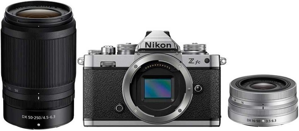 Камера NIKON Z fc + 16-50 VR + 50-250 VR Silver (VOA090K003)
