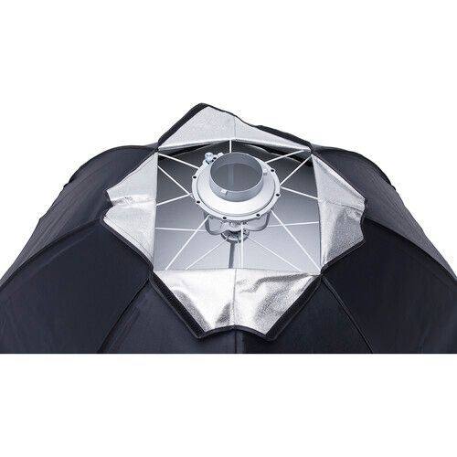 Студійна софтбокс-парасолька Godox на липучці, з сіткою, з адаптером Bowens 80 см