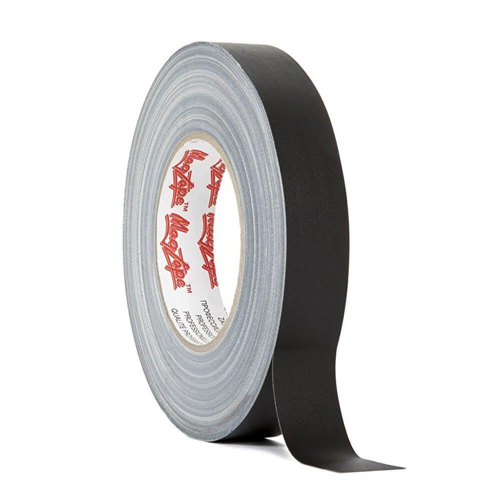 Матовая клейкая лента Le Mark MAGTAPE™ MATT Tape Cloth LM 500 25mm X 50m BLACK (CT50025BK)