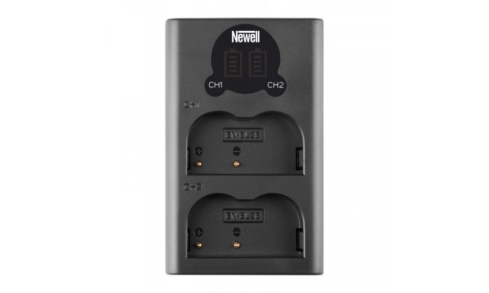 Двойное зарядное устройство Newell LCD-USB-C charger for EN-EL3e (NL2119)