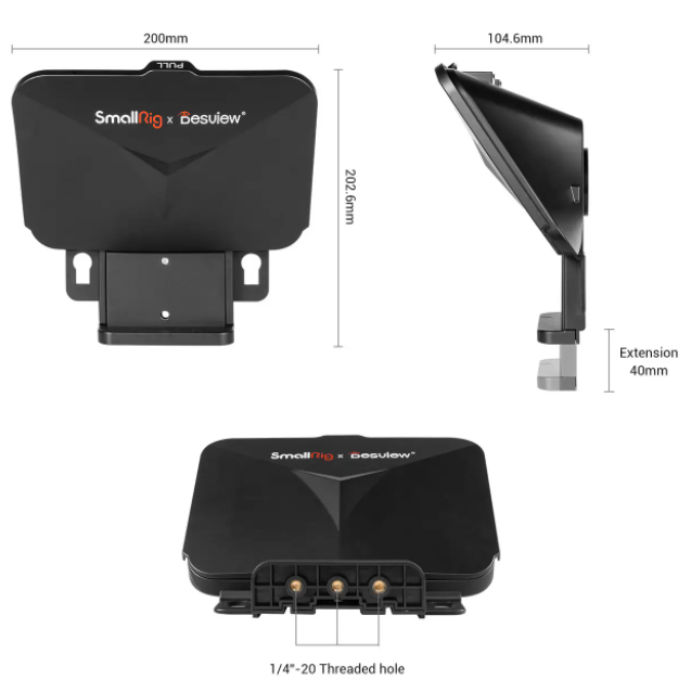 Телесуфлер SmallRig x Desview Portable Tablet / Smartphone / DSLR Teleprompter TP10 3374 (3374)