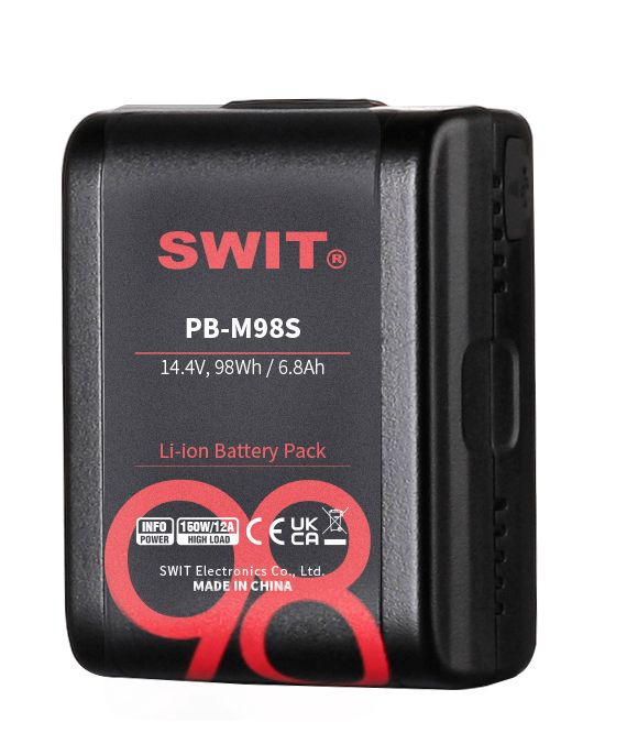 Акумулятор SWIT PB-M98S 14.4V 98Wh Pocket Battery with D-Tap and USB Output (V-Mount)