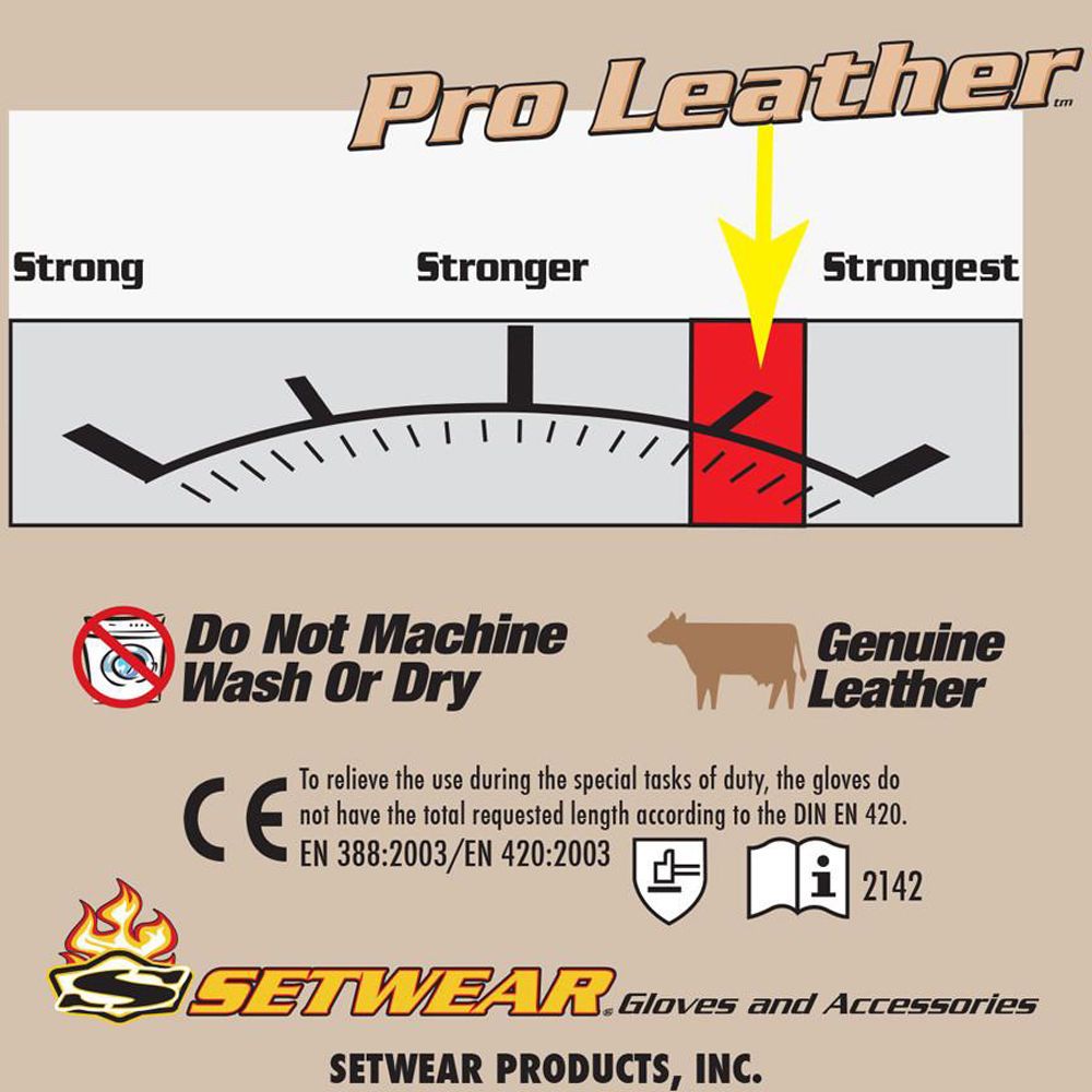 Перчатки Setwear Pro Leather Gloves (Medium, Tan)