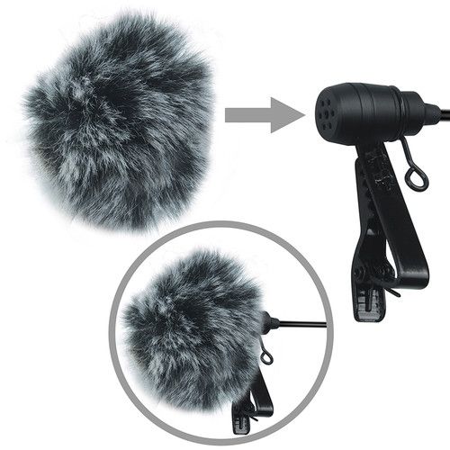 Петличный микрофон с двумя головками COMICA CVM-D02 (R6.0м)/(B6.0м)
