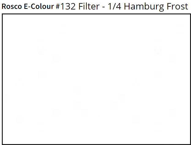 Фильтр Rosco Supergel 132 Filter - 1/4 Hamburg Frost - 24"x25' Roll