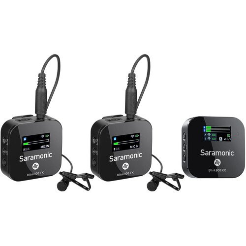 Безпровідна система Saramonic Blink900 B2 (3,5 мм TRS/TRRS, USB-C, Lightning)