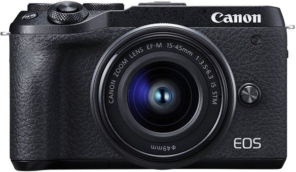 Камера CANON EOS M6 II 15-45 IS STM Black и видоискатель EVF-DC2 (3611C053)