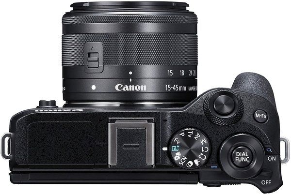 Камера CANON EOS M6 II 15-45 IS STM Black и видоискатель EVF-DC2 (3611C053)