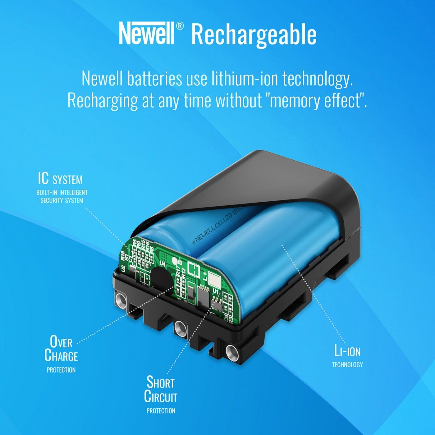 Аккумулятор NEWELL LP-E6+ (Plus) (NL1250)