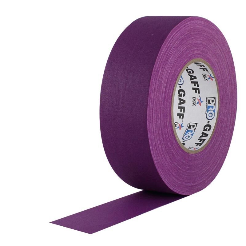 Клейкая лента Le Mark флуоресцентная TAPE FLUORESCENT Purple 10mm X 25m (PROGAFF10P)