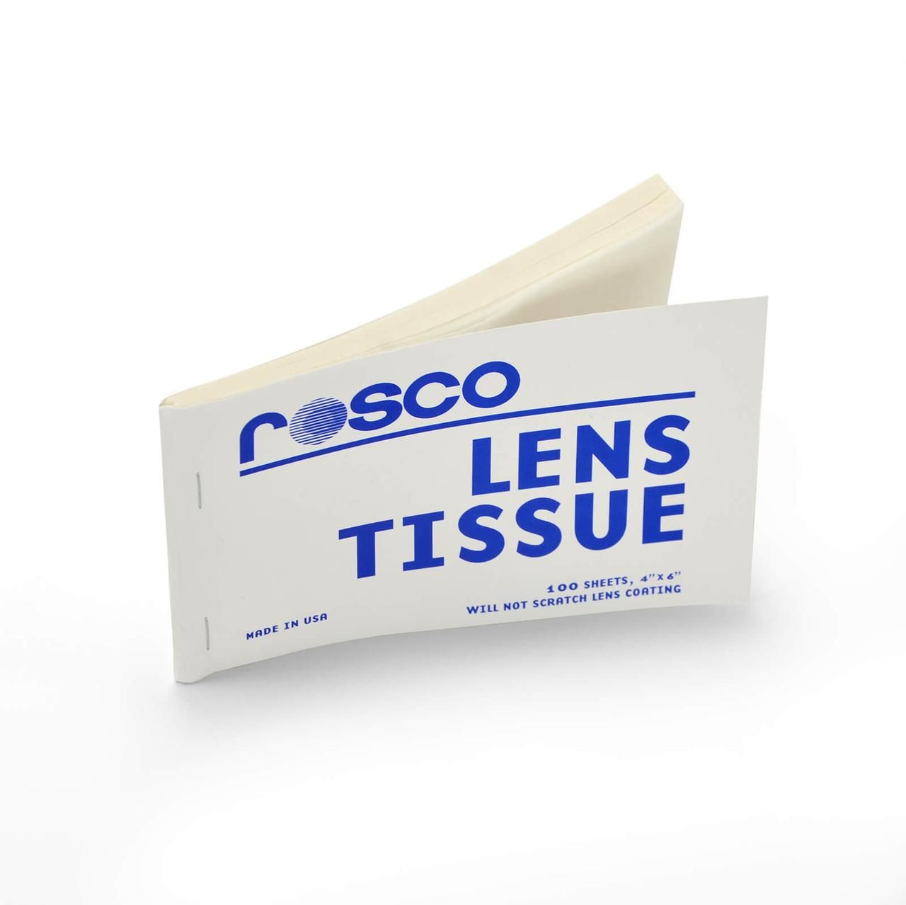 Салфетки для чистки линз ROSCO Lens Tissue Book of 100 Sheets (100 шт.)