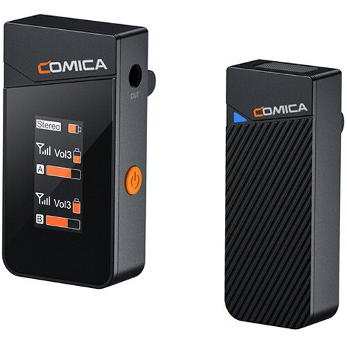 Мини-беспроводная микрофонная система Comica Audio Vimo C1 для камер и смартфонов с 3,5 мм.