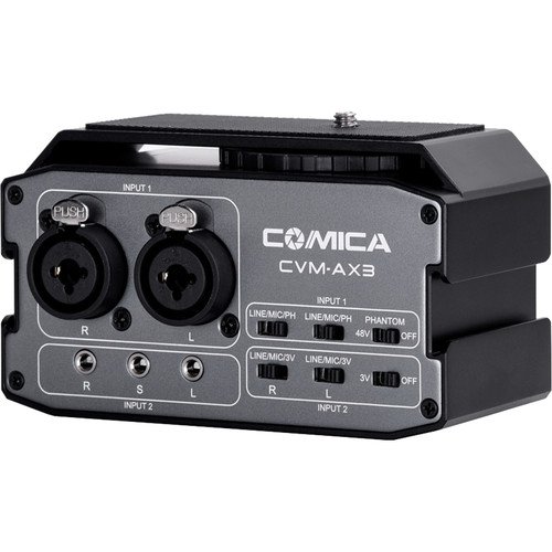 Двоканальний мікшерний пульт Comica Audio CVM-AX3 для DSLR