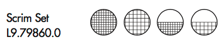 ARRI Set of 4 scrims (571 mm / 22.5“)