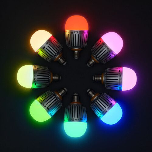Смарт лампочки Godox C7R KNOWLED RGBWW (набор из 8 светильников)
