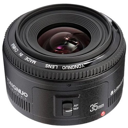 Объектив Yongnuo EF 35мм F/2 AF/MF Wide Angel Prime lens для Canon