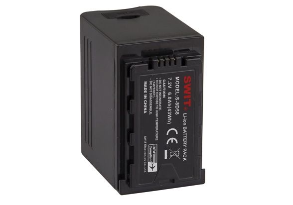 Акумулятор SWIT S-8D58 DV Battery for Panasonic AJ-PX270, AJ-PX285, and AJ-PX295 Handheld Cameras