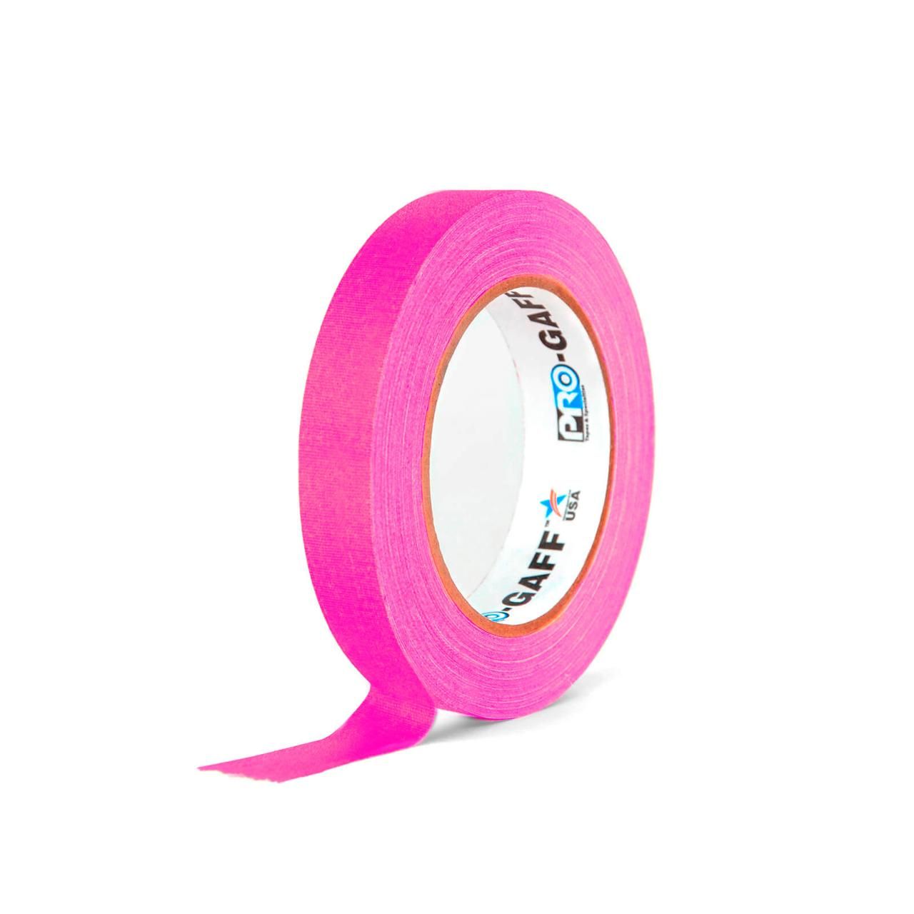 Флуоресцентна клейка стрічка Le Mark PRO-GAFFER™ TAPE FLUORESCENT 19MM X 25YDS Pink (PROGAFF19NPK)