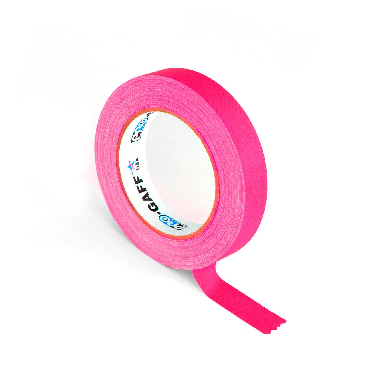 Флуоресцентная клейкая лента Le Mark PRO-GAFFER™ TAPE FLUORESCENT 19MM X 25YDS Pink (PROGAFF19NPK)