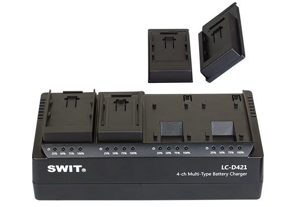 Зарядний пристрій SWIT LC-D421 4-ch Multi-type DV Charger (Plate Model: KA-C10F)