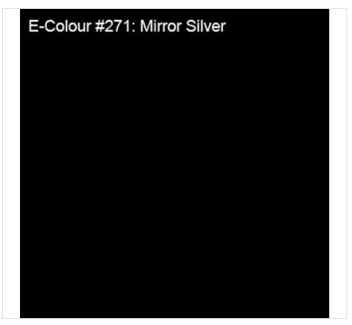 Фильтр Rosco E-Colour+ 271 Mirror Silver