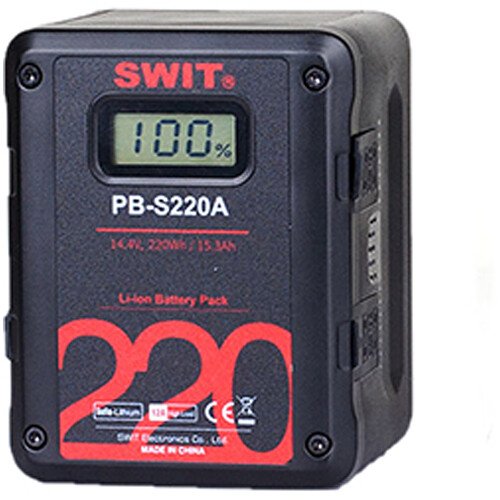 Аккумулятор SWIT PB-S220S 14.4V 220Wh Multi D-Tap Heavy-Duty Digital Battery (V-Mount)